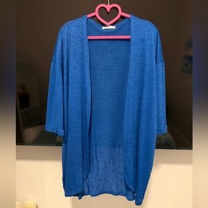 Elegant Blue Women's Cardigan